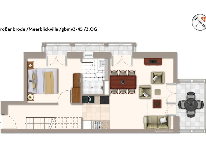 Apartmentanlage Meerblickvilla Apartmentanlage Meerblickvilla 3-45 * Großenbrode